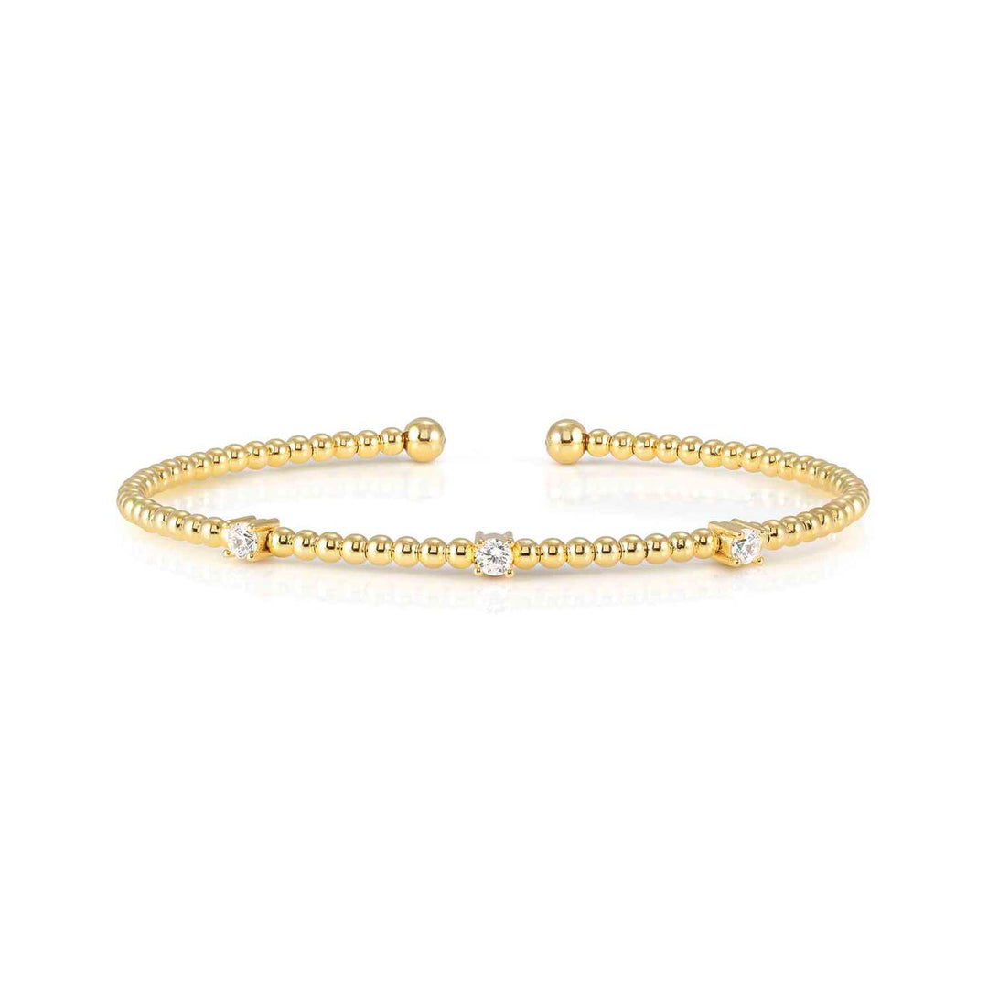 Nomination - Fashion Era Semi-Rigid CZ Bracelet - Gold