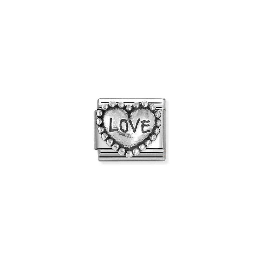Nomination - Composable Classic Beaded Love Heart Charm