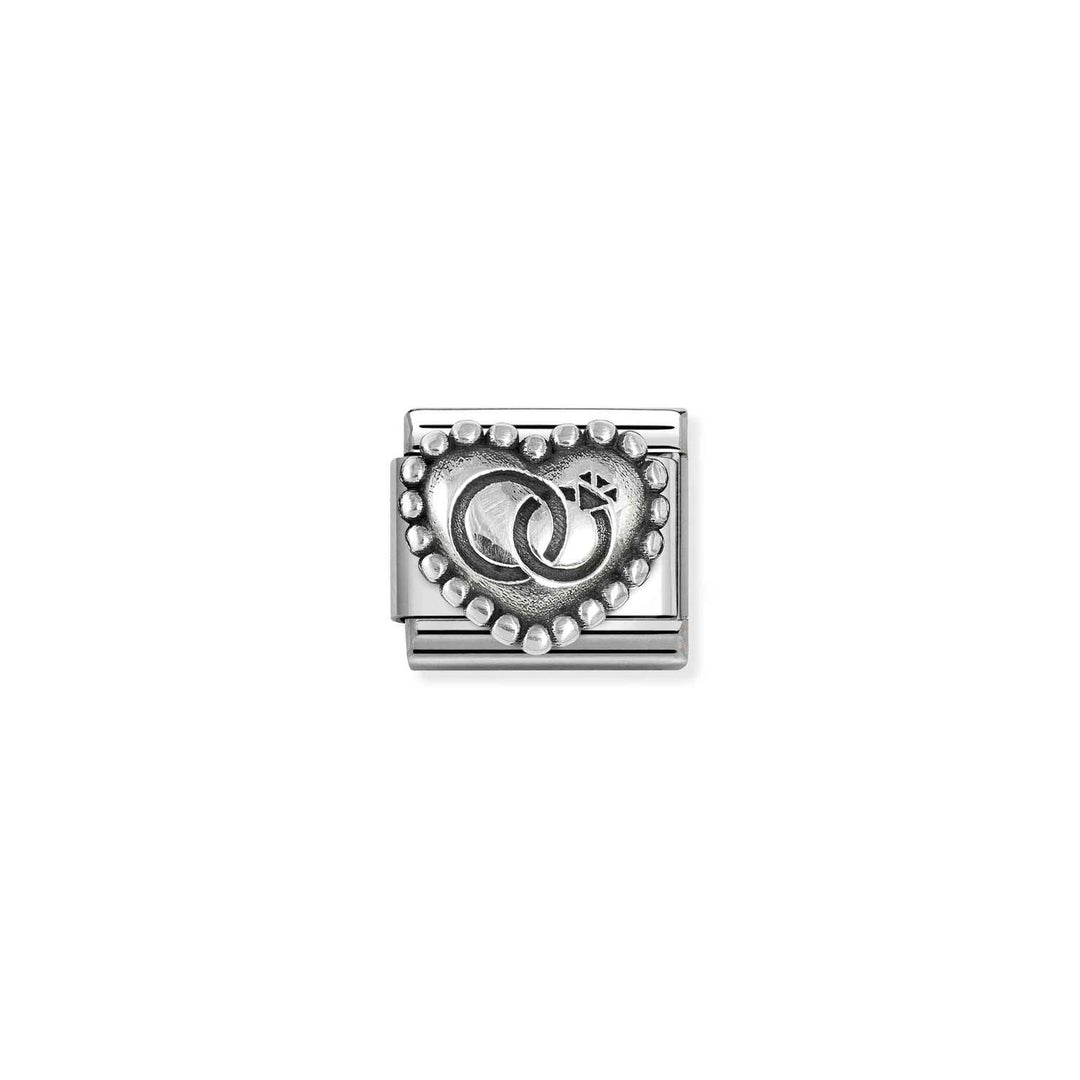 Nomination - Composable Classic Wedding Rings Heart Charm