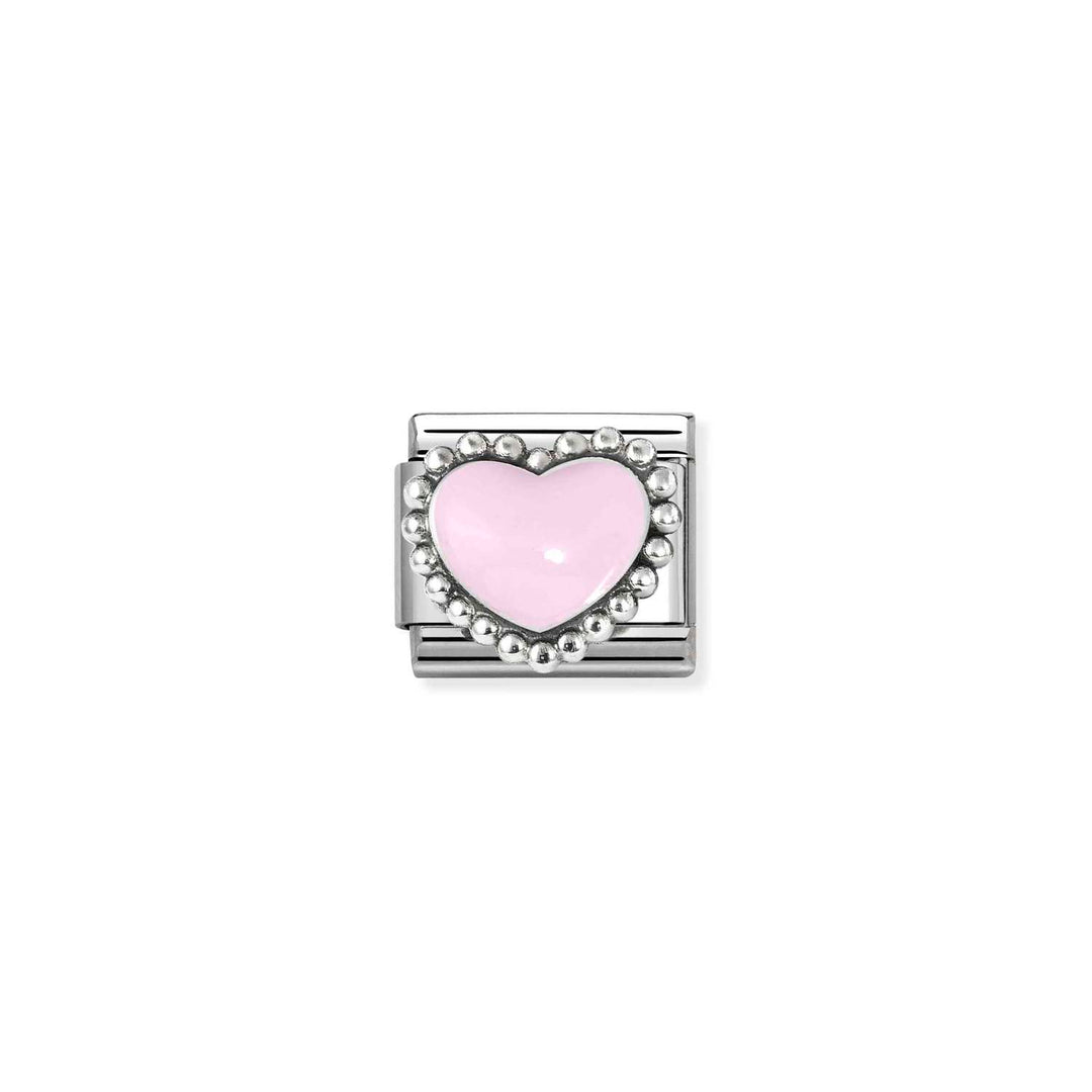 Nomination - Composable Classic Beaded Pastel Pink Heart Charm