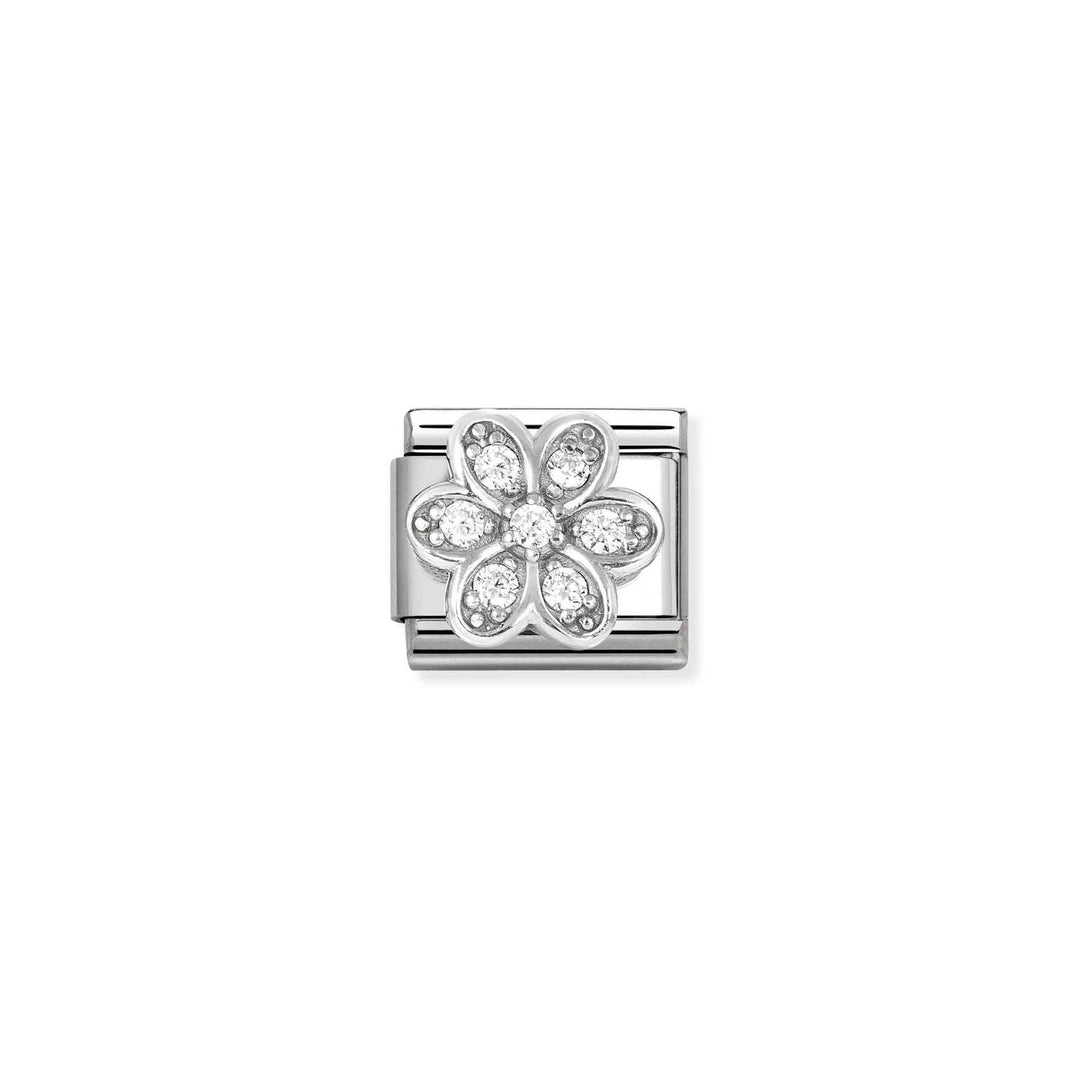 Nomination - Composable Classic Daisy White CZ Charm