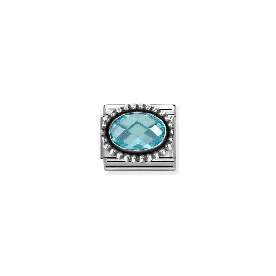 Nomination - Composable Classic Light Blue CZ Vintage Charm