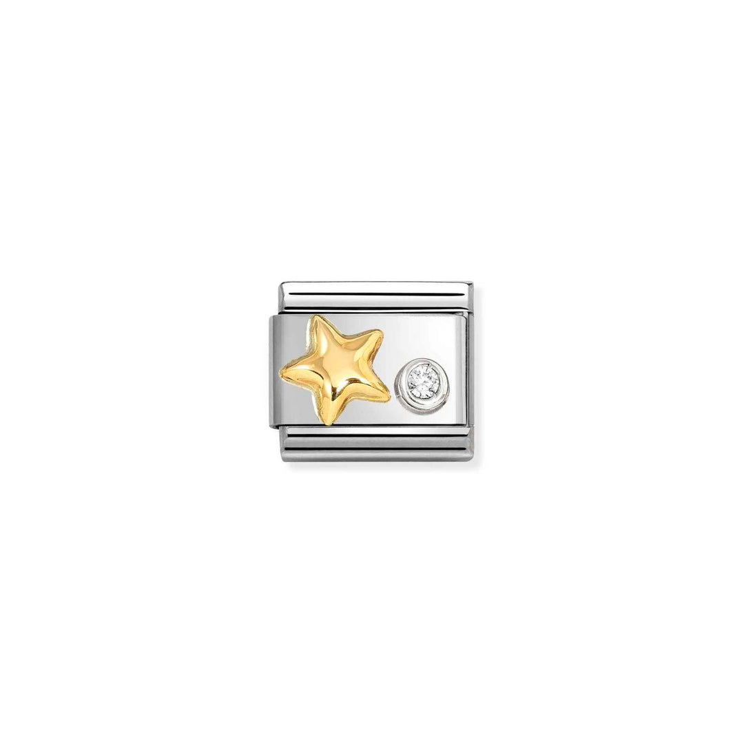 Nomination - Composable Classic Gold Star with CZ Charm