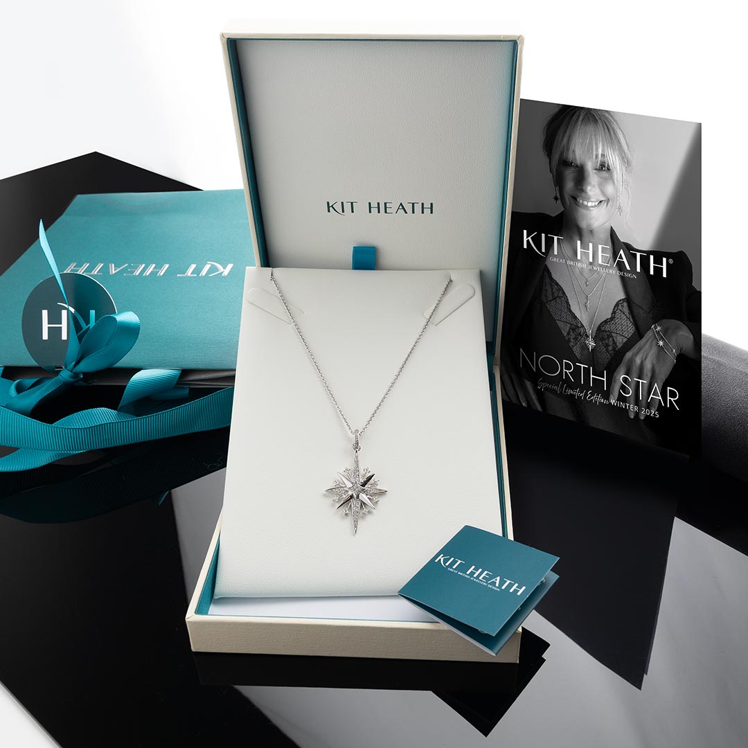 Kit Heath - Céleste North Starburst Necklace - Silver