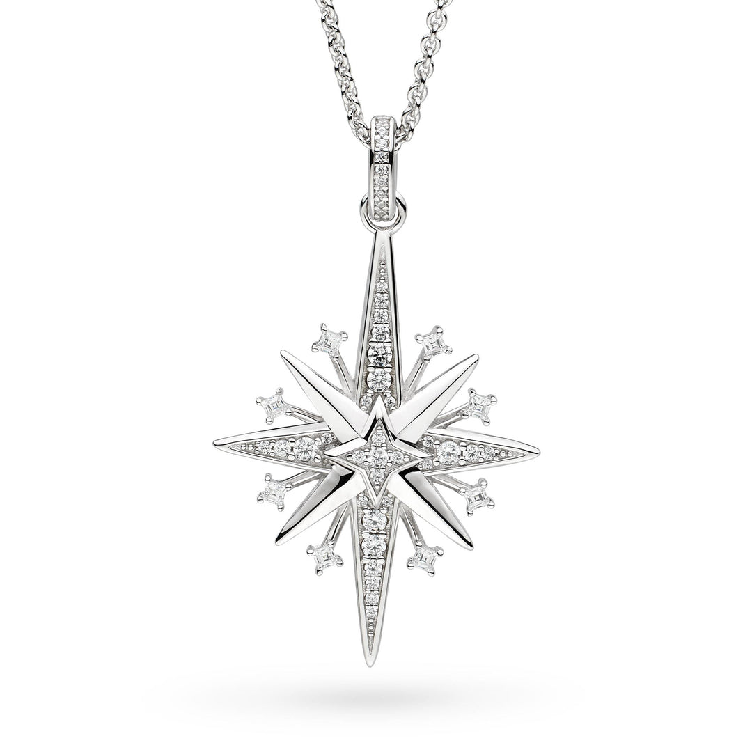 Kit Heath - Céleste North Starburst Necklace - Silver