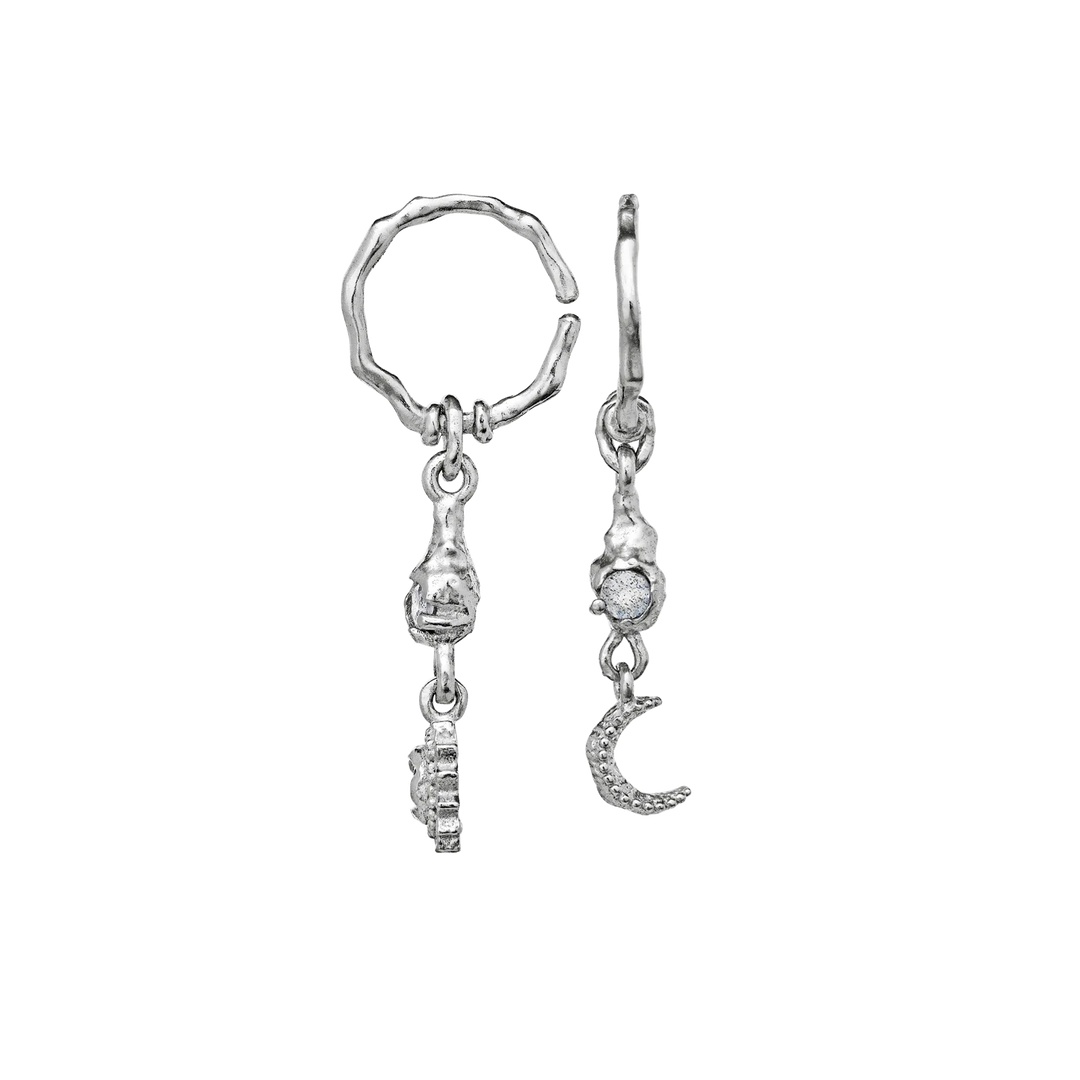 Maanesten - Ember Earrings - Silver