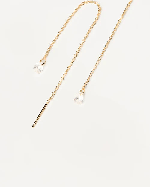 PDPAOLA - Waterfall Drop Earrings - Gold