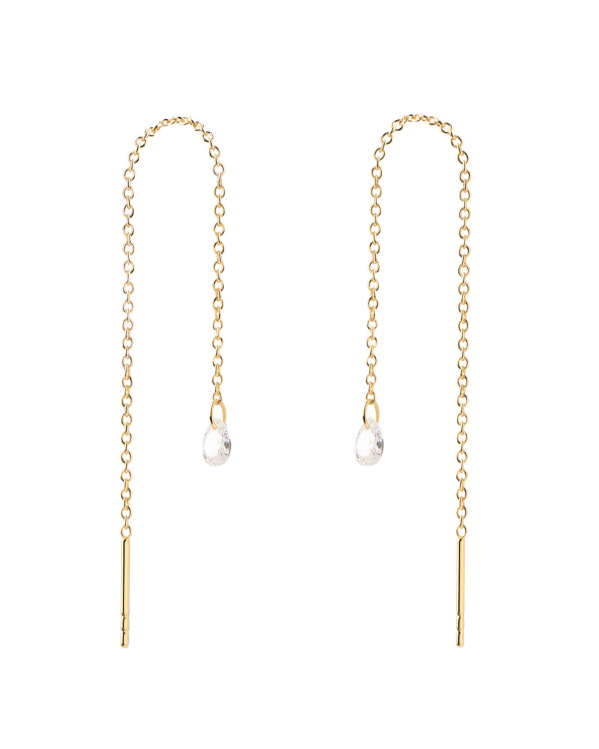 PDPAOLA - Waterfall Drop Earrings - Gold