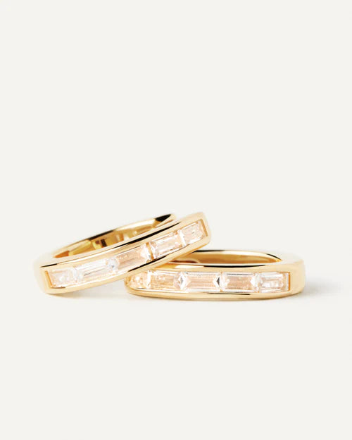 PDPAOLA - Viena Hoop Earrings - Gold