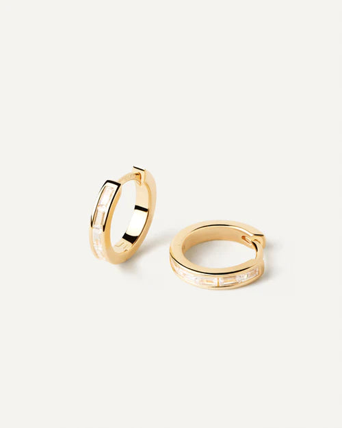 PDPAOLA - Viena Hoop Earrings - Gold