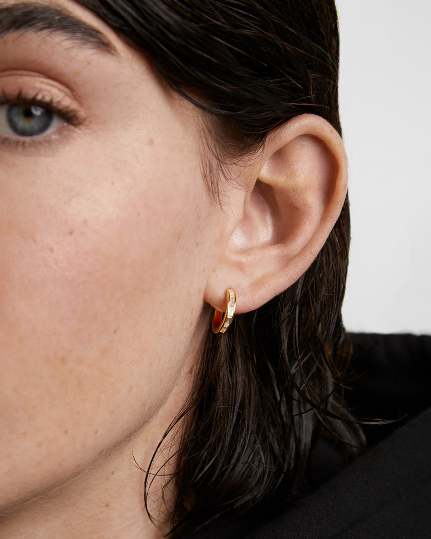 PDPAOLA - Viena Hoop Earrings - Gold