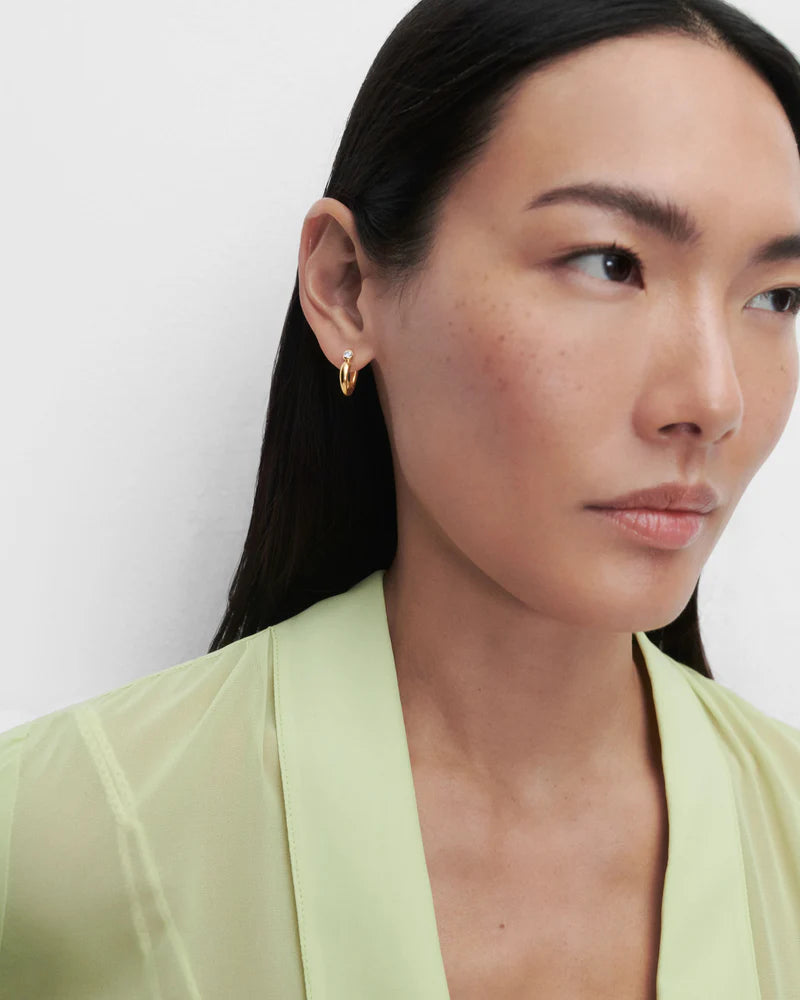 PDPAOLA - Becca Hoop Earrings - Gold