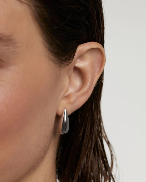 PDPAOLA - Large Sugar Earrings - Silver