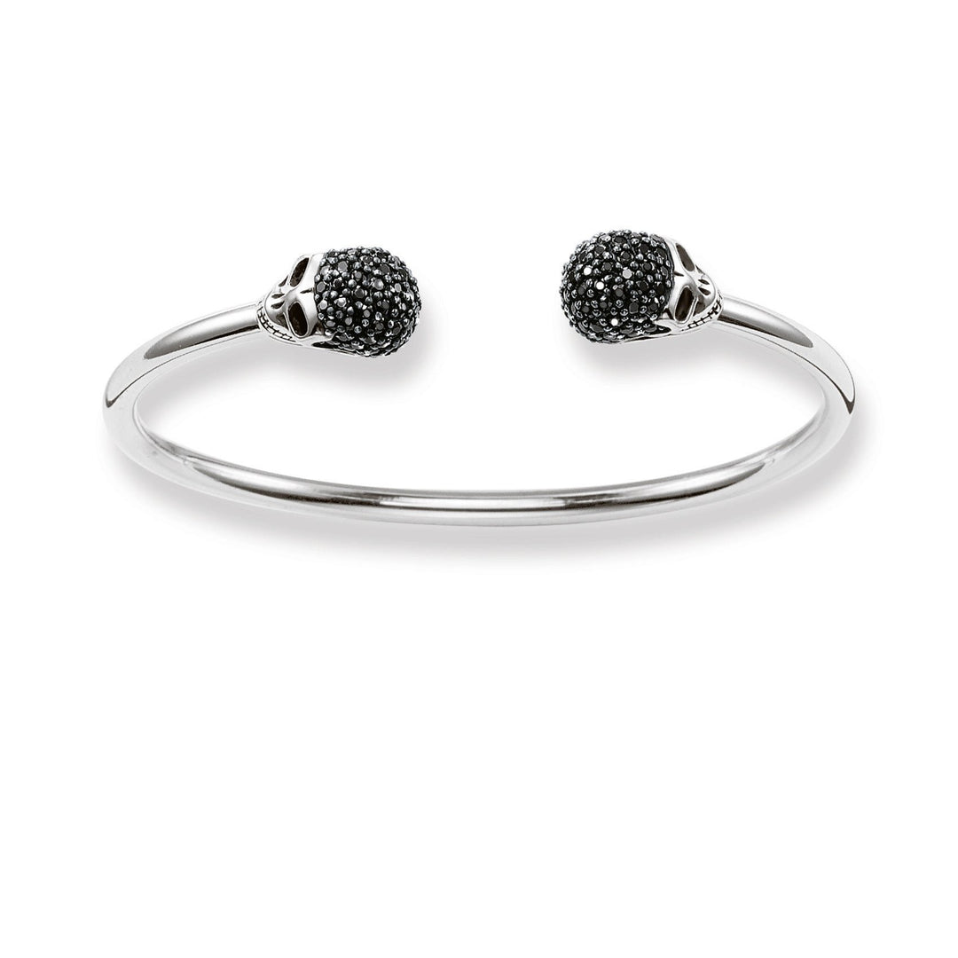 Thomas Sabo - Silver Bangle with Zirconia Skulls