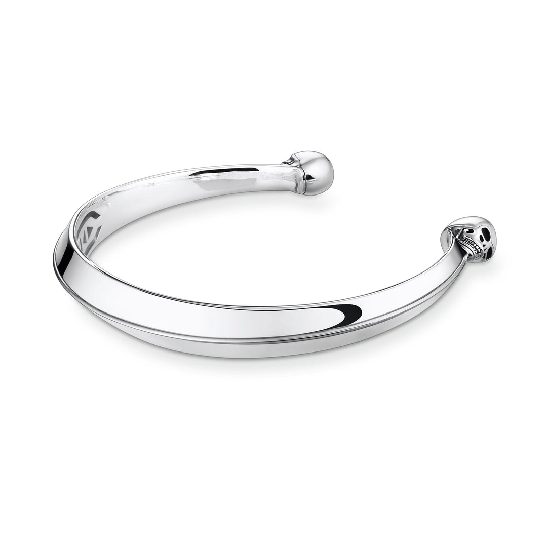 Thomas Sabo - Polished Silver Skull Bangle