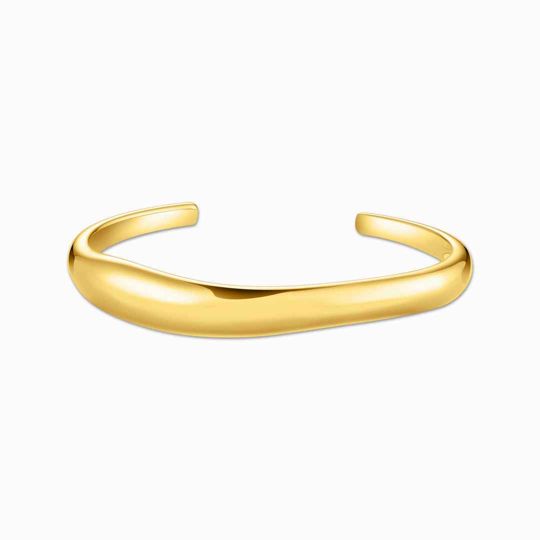 Thomas Sabo - Organic Shape Bangle Bracelet - Gold