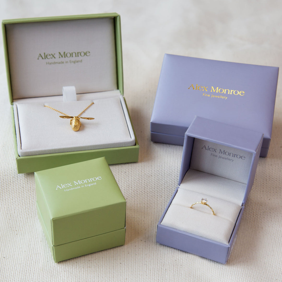 Alex Monroe - Bluebell Necklace - Silver