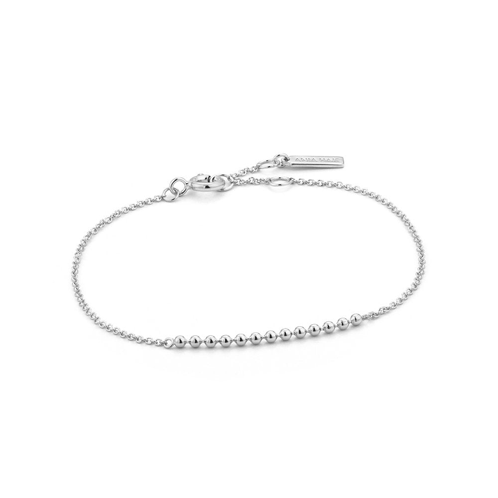 Ania Haie - Modern Beaded Bracelet - Silver