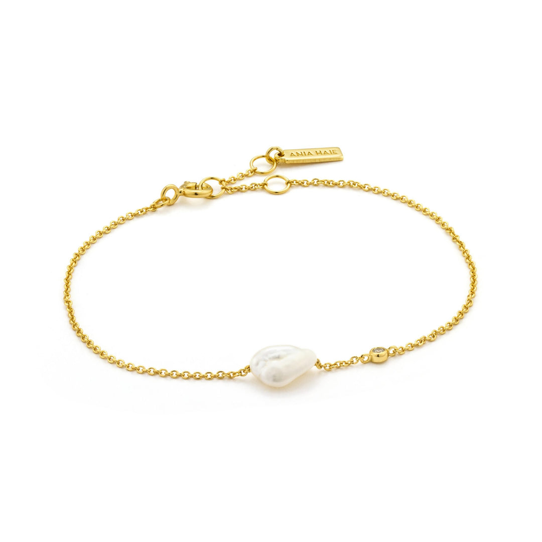 Ania Haie - Pearl Bracelet - Gold