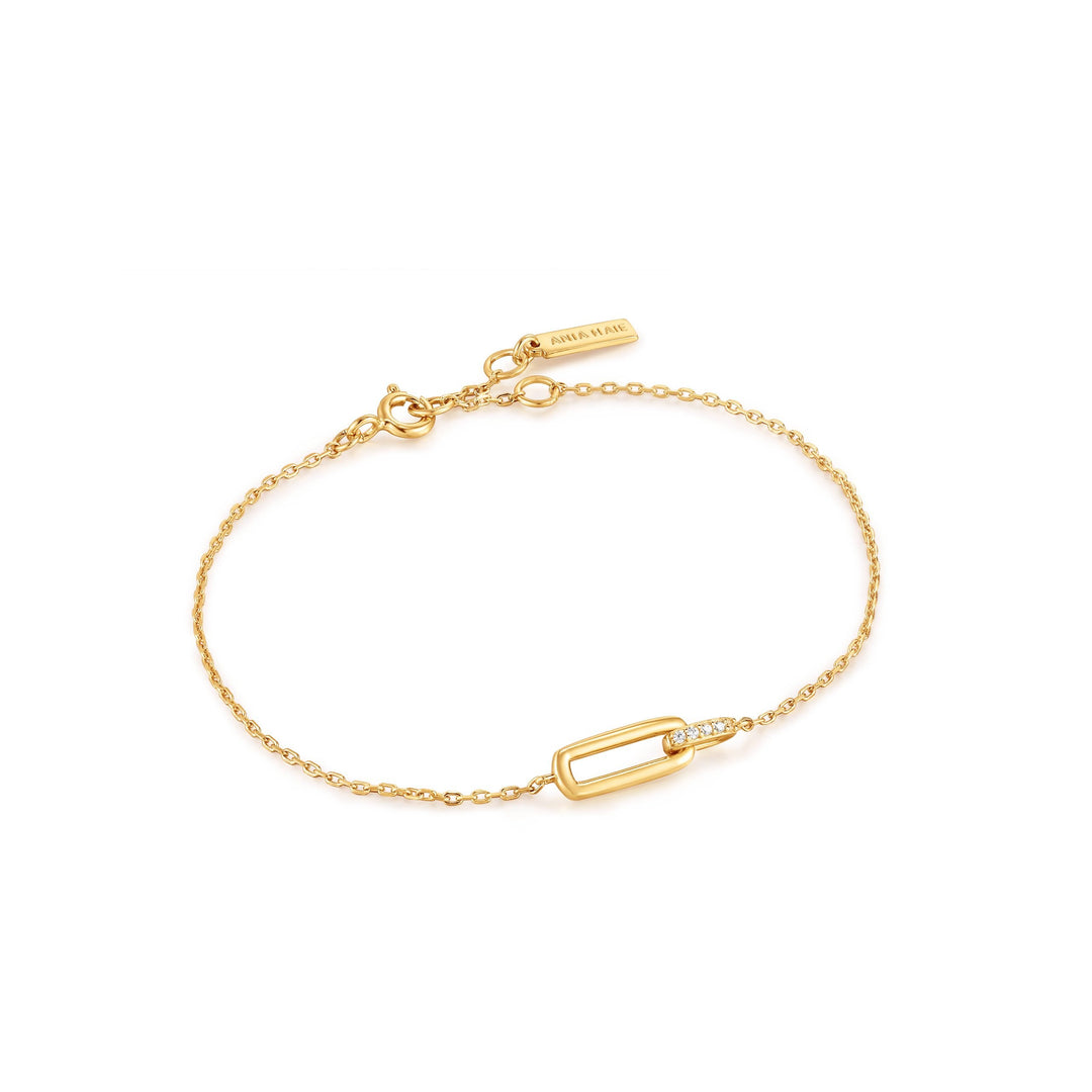 Ania Haie - Glam Interlock Bracelet - Gold