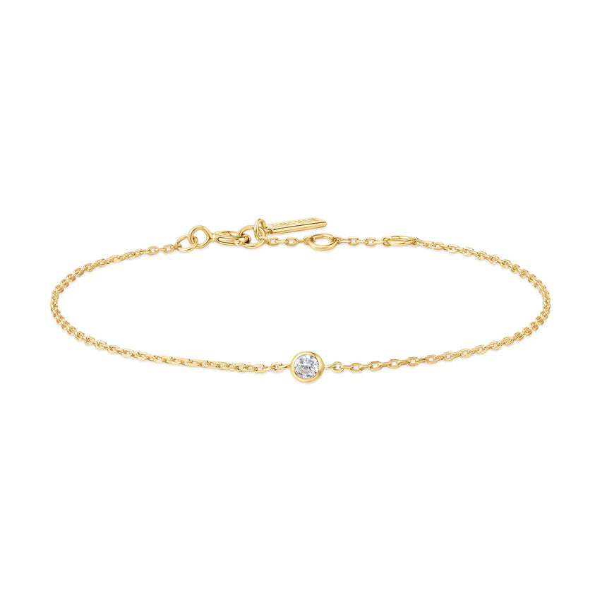 Ania Haie - Sparkle Bezel Bracelet - Gold