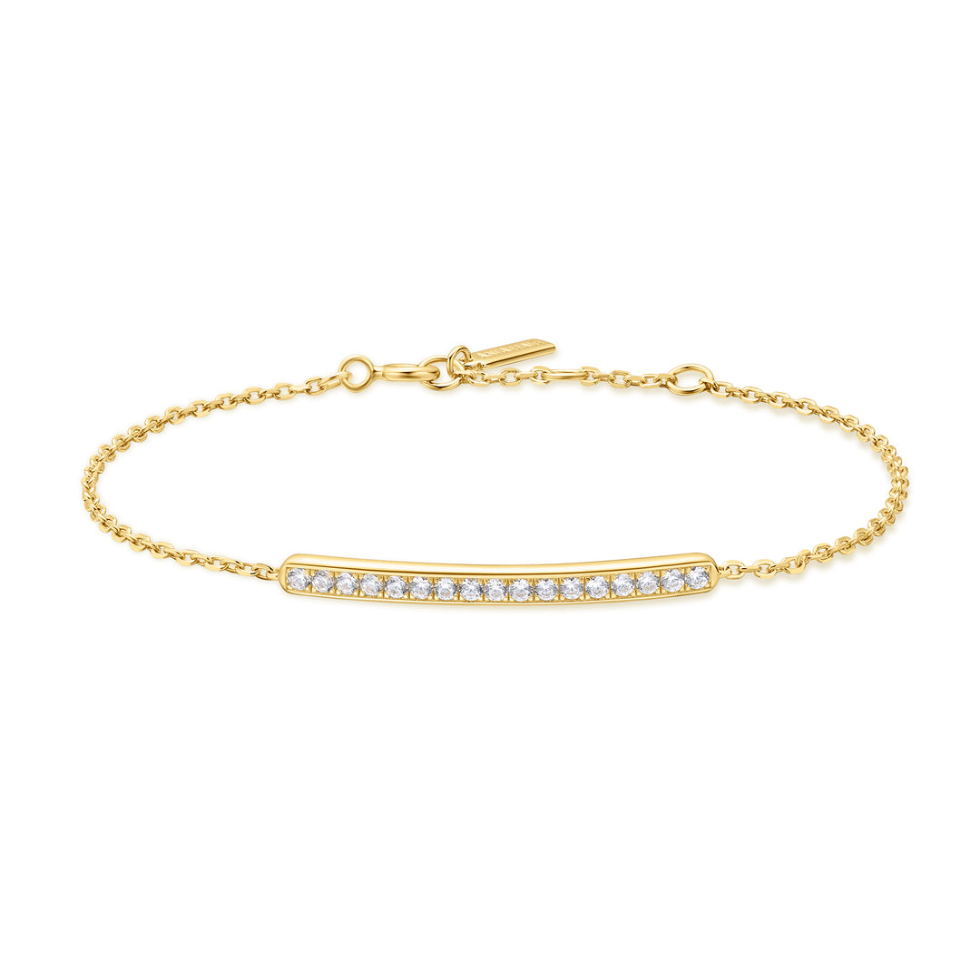 Ania Haie - Pavé Bar Bracelet - Gold
