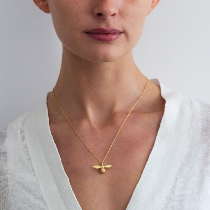 Alex Monroe - Baby Bee Necklace - Gold