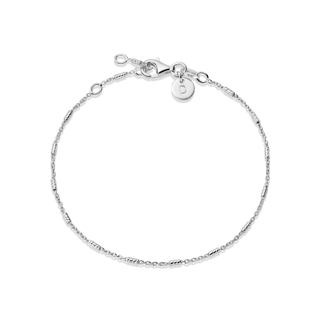 Daisy London - Nova Modern Chain Bracelet - Silver