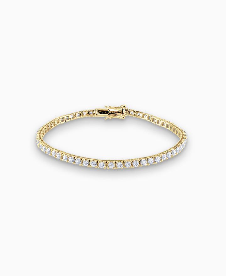 Brown & Newirth - Diamond Tennis Bracelet - 9kt Yellow Gold