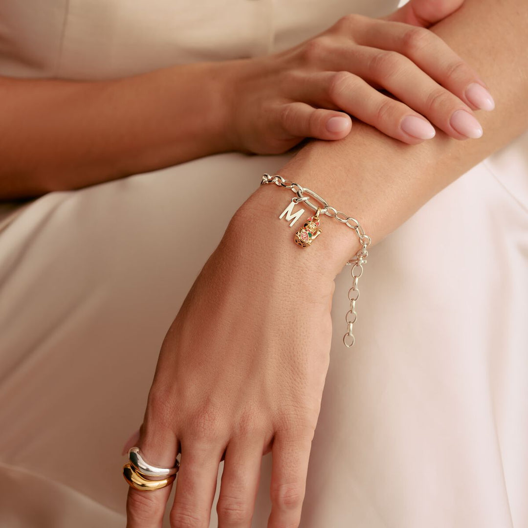 Thomas Sabo - Traditional Connect Link Charm Bracelet - Silver