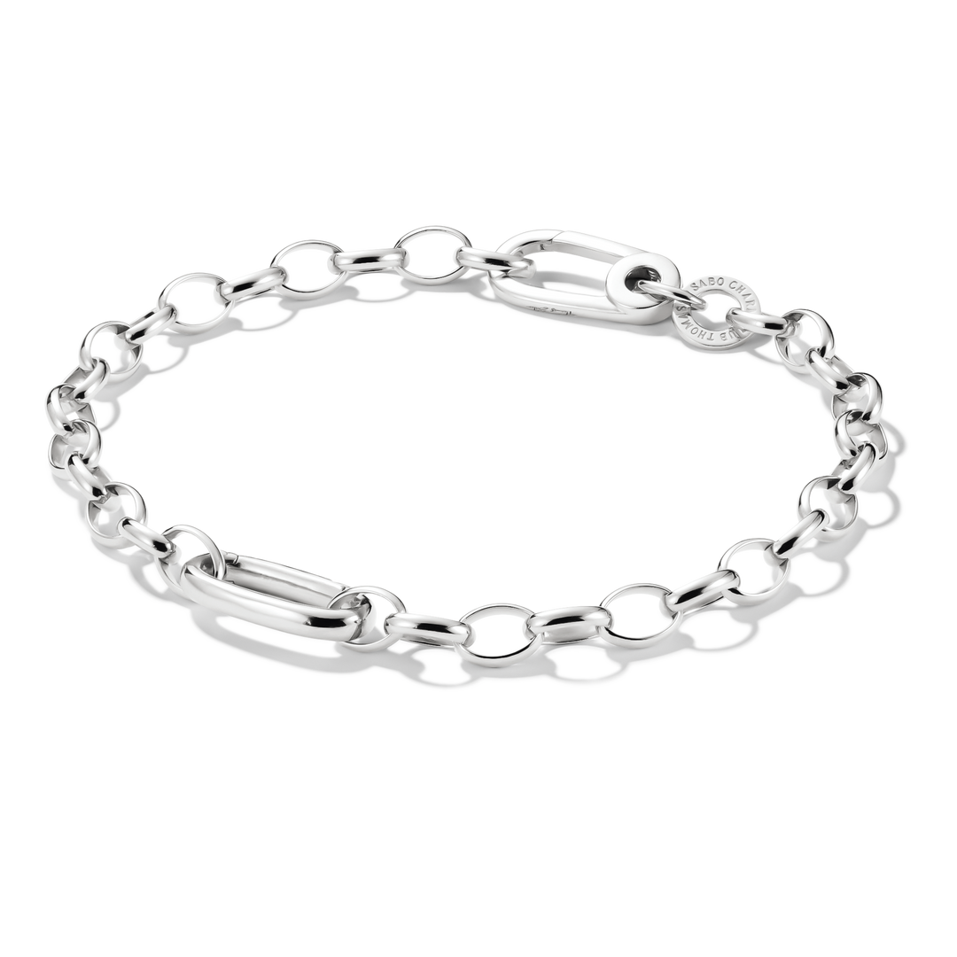 Thomas Sabo - Traditional Connect Link Charm Bracelet - Silver