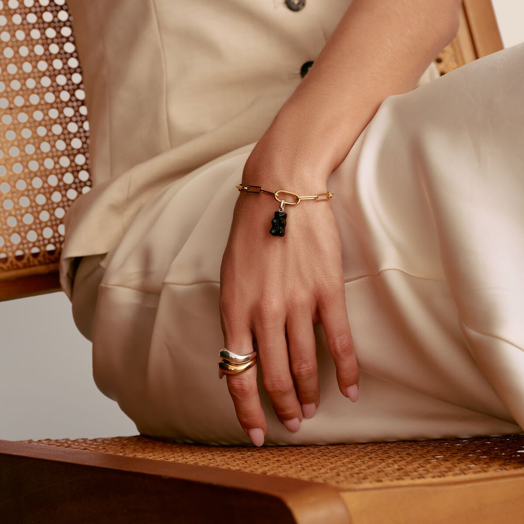 Thomas Sabo - Paperclip with Connect Link Charm Bracelet - Gold