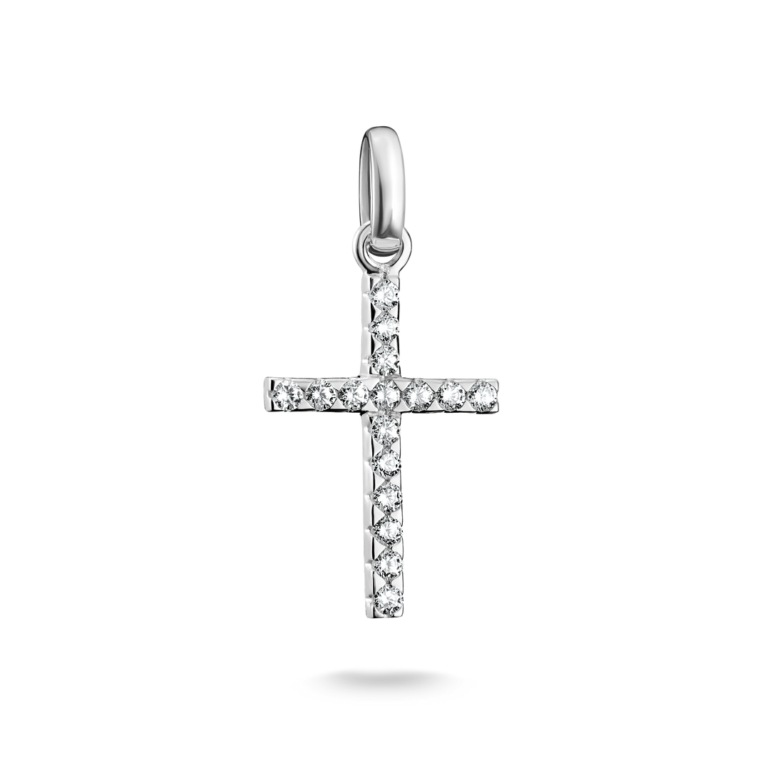 Thomas Sabo - Cross with Stones Connect Charm - Silver