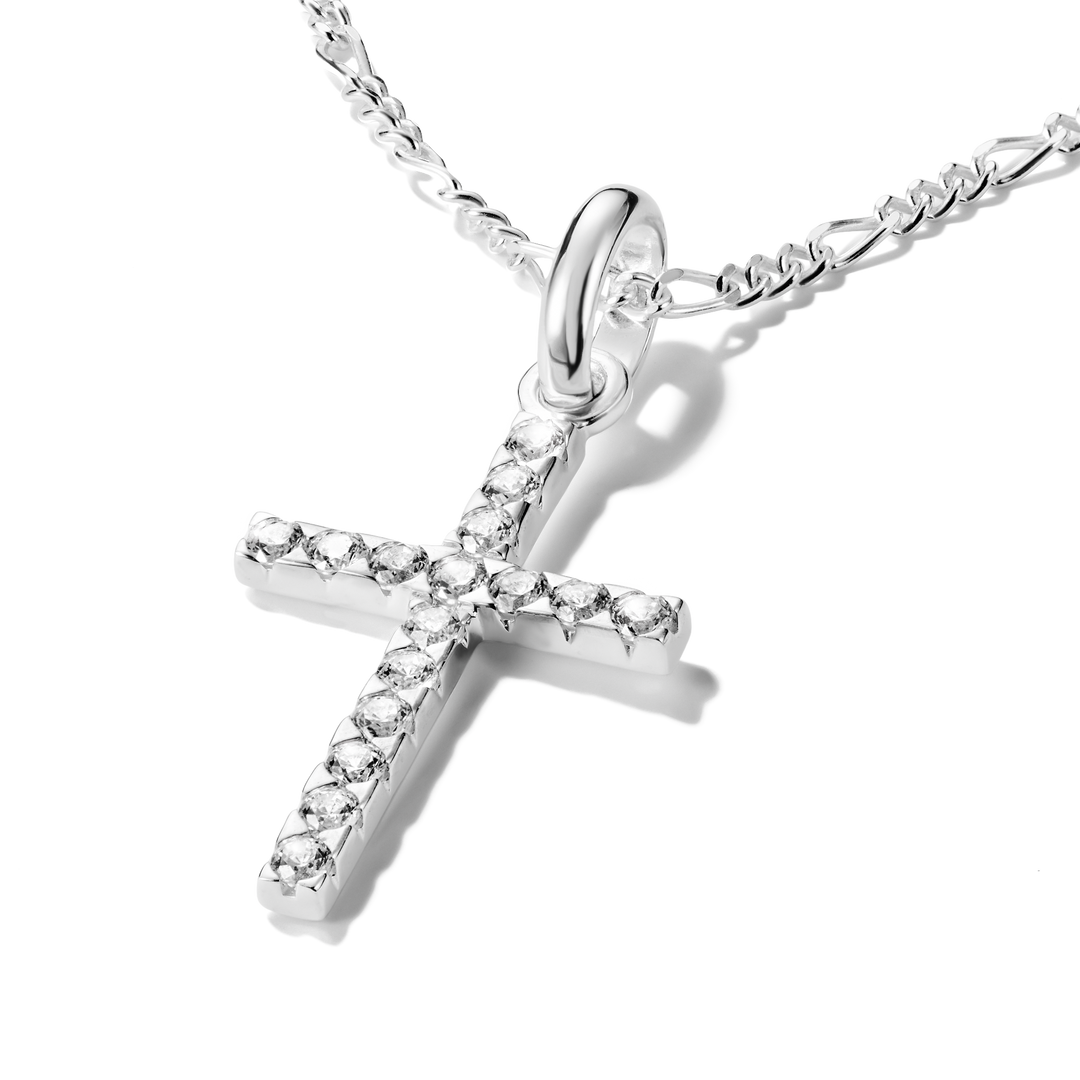 Thomas Sabo - Cross with Stones Connect Charm - Silver