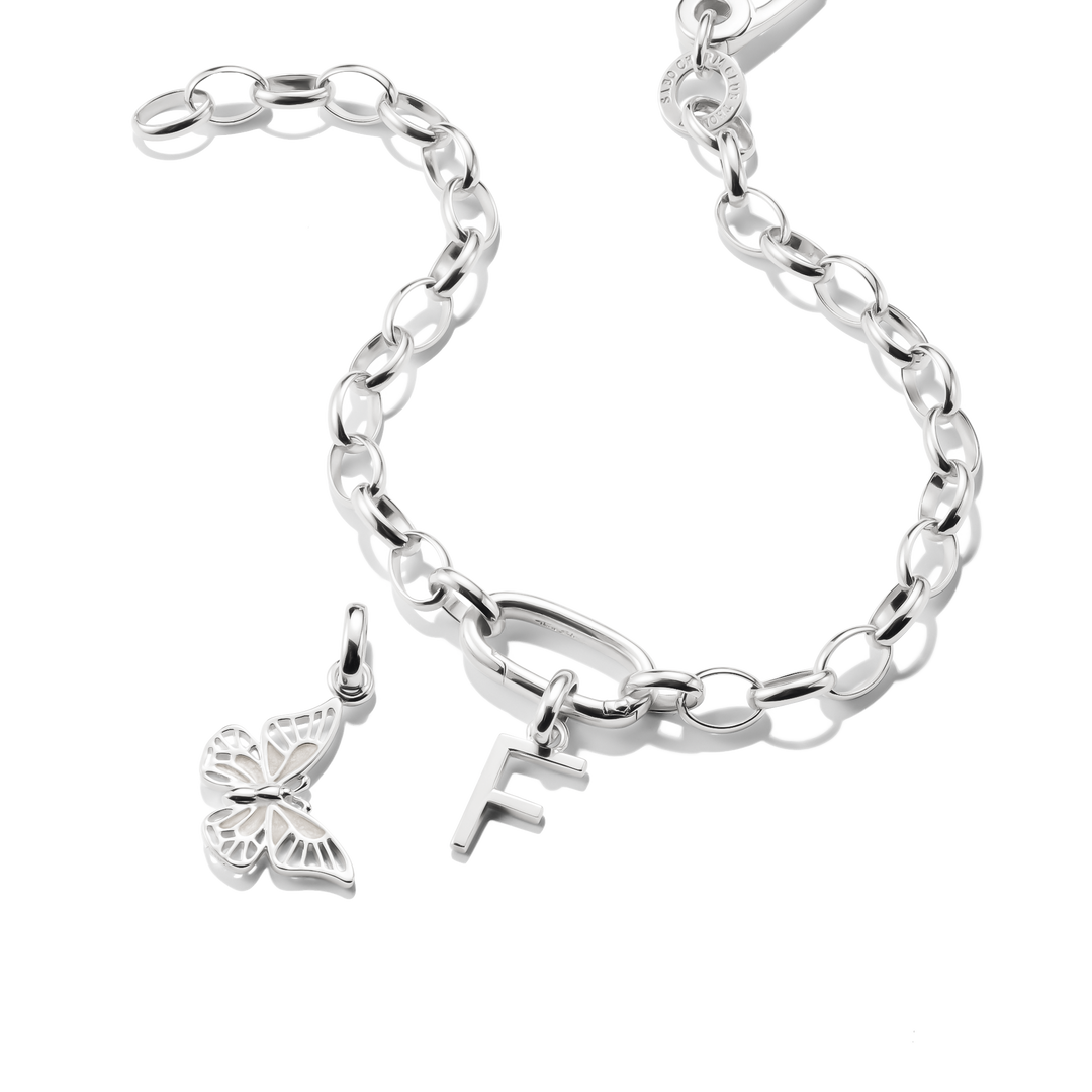 Thomas Sabo - Letter F Connect Charm - Silver