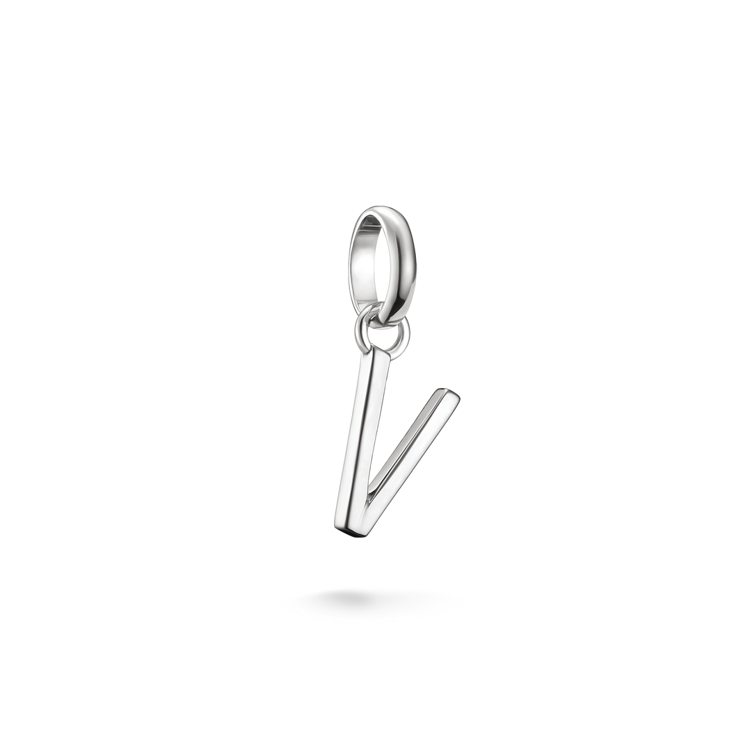 Thomas Sabo - Letter V Connect Charm - Silver