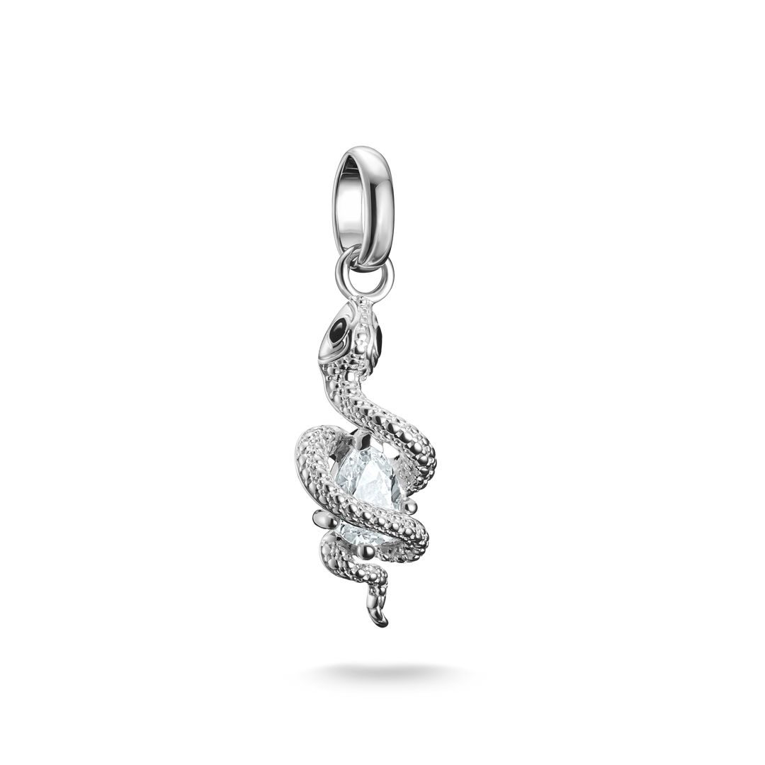 Thomas Sabo - Snake with Stone Connect Charm - Silver