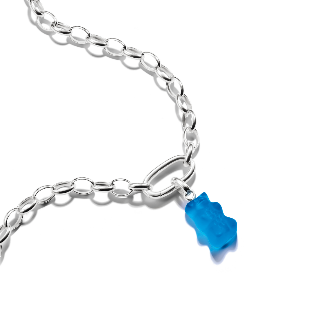 Thomas Sabo - Goldbears in Blue Connect Charm - Silver