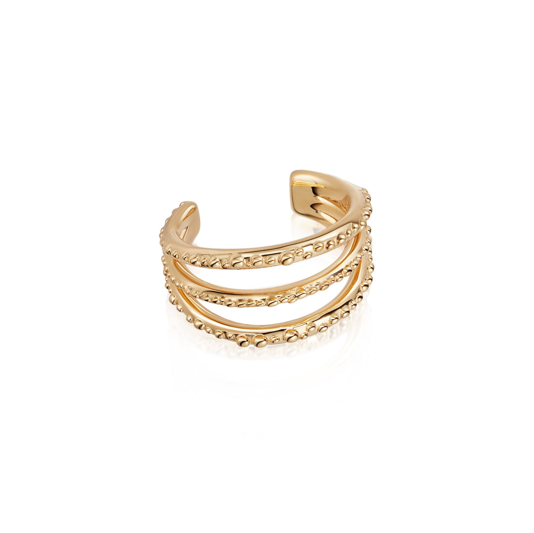 Daisy London - Triple Ear Cuff - Gold