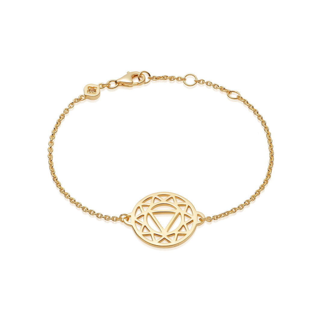 Daisy London - Solar Plexus Chakra Chain Bracelet - Gold