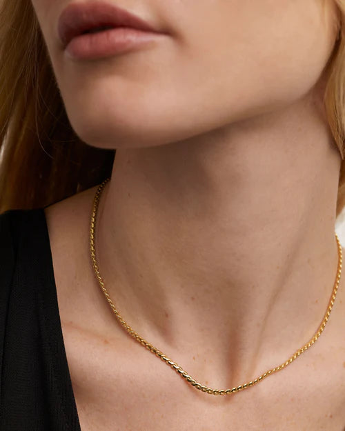 PDPAOLA - Serpentine Chain Necklace - Gold