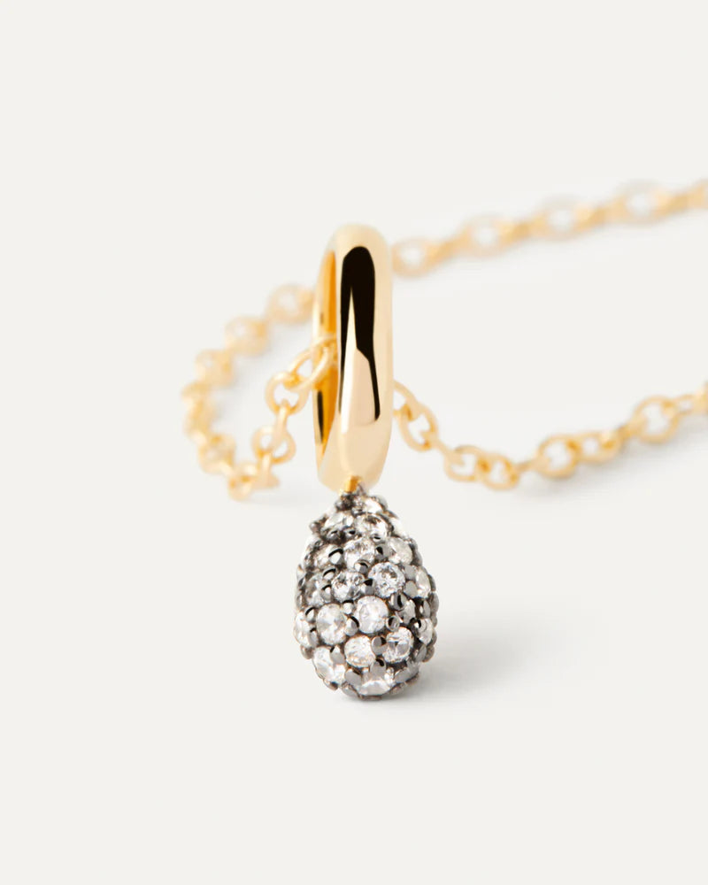 PDPAOLA - Pavé Lava Necklace - Gold