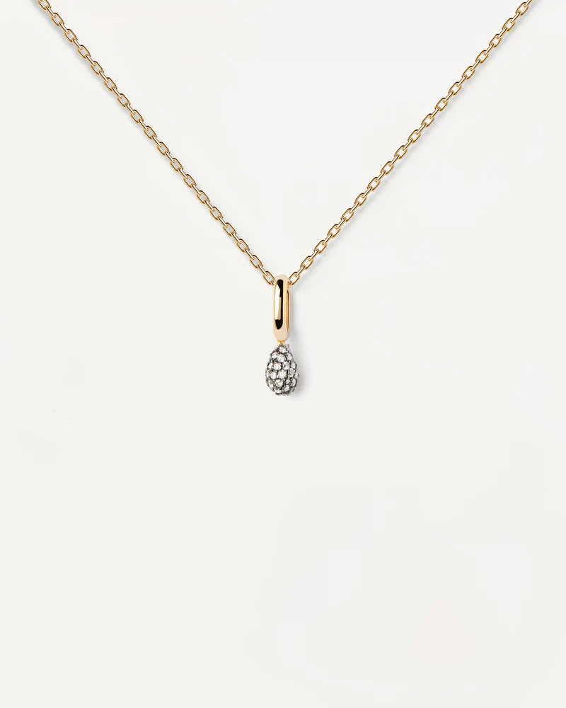 PDPAOLA - Pavé Lava Necklace - Gold