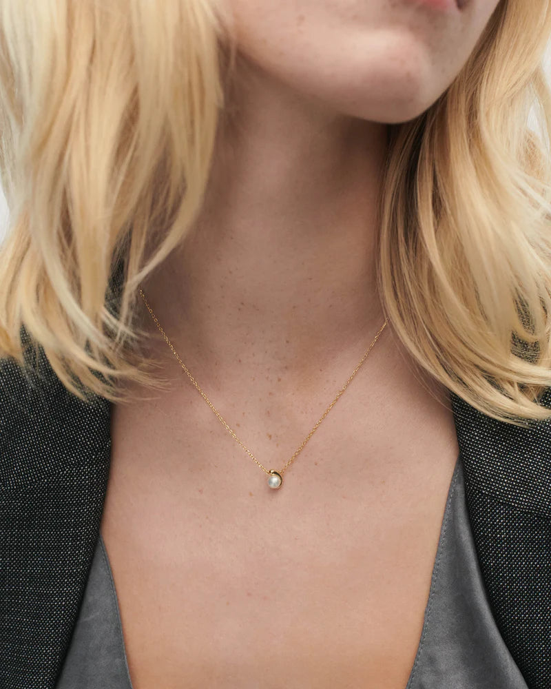 PDPAOLA - La Perla Solitary Necklace - Gold