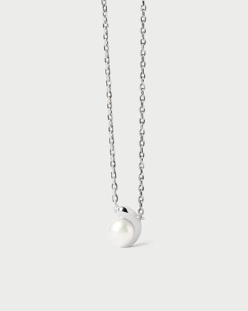 PDPAOLA - La Perla Solitary Necklace - Silver