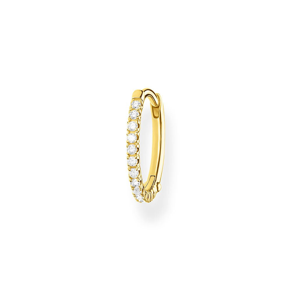 Thomas Sabo - White Stones Single Hoop - Gold