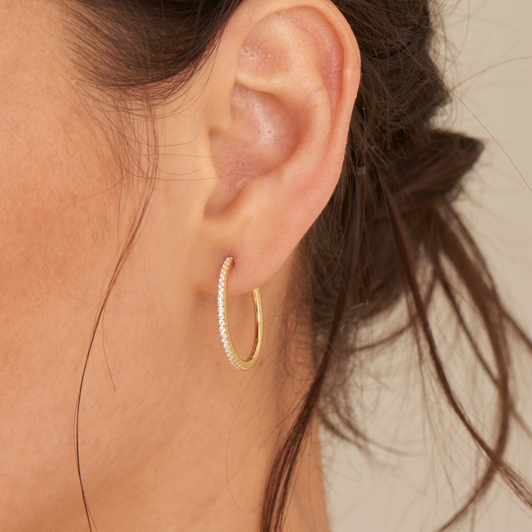 Ania Haie - Glam Hoop Earrings - Gold