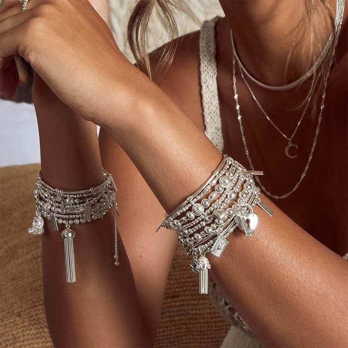 ChloBo - Dainty Sparkle Bracelet - Silver