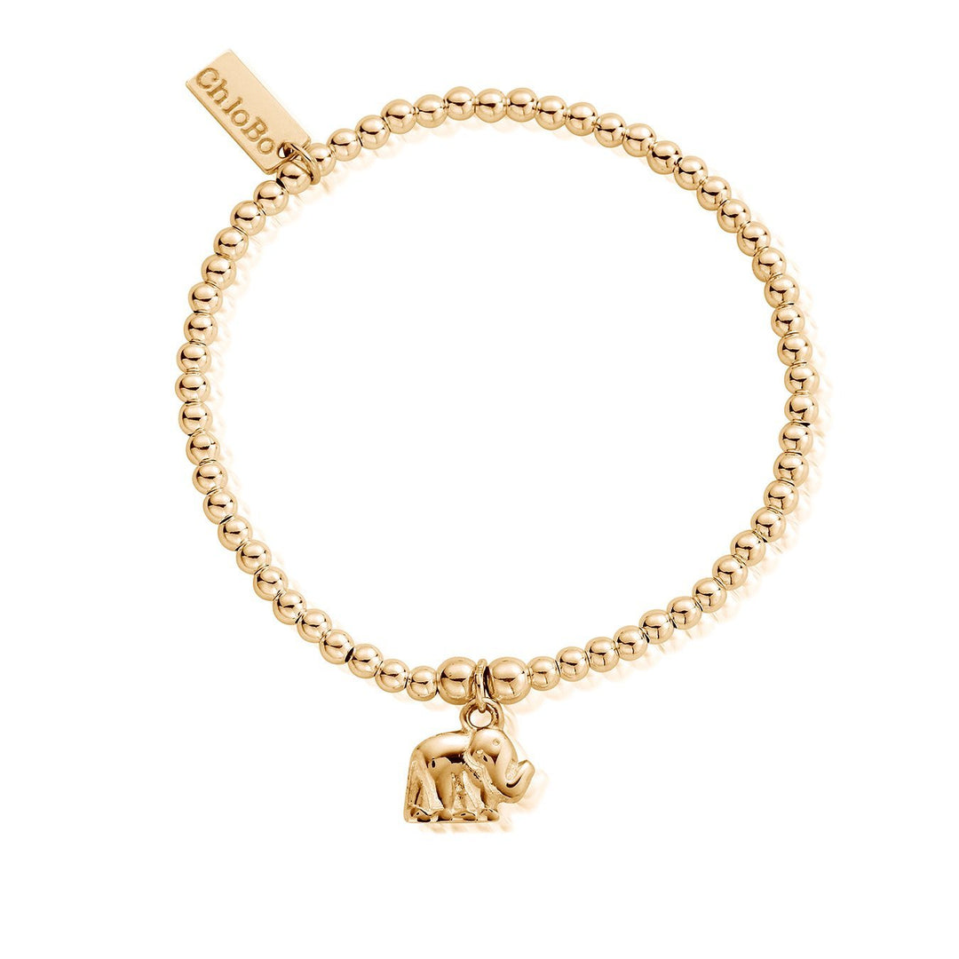 ChloBo - Cute Charm Elephant Bracelet - Gold