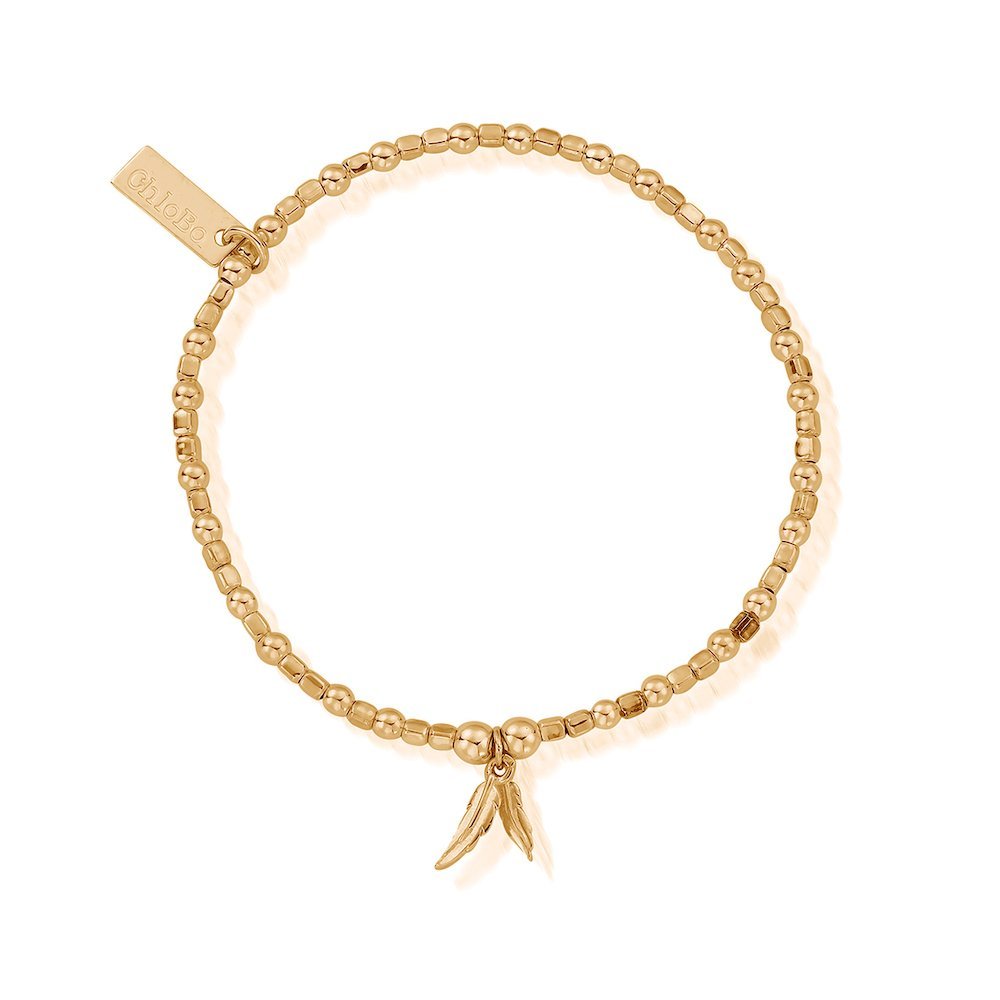 ChloBo - Double Feather Bracelet - Gold